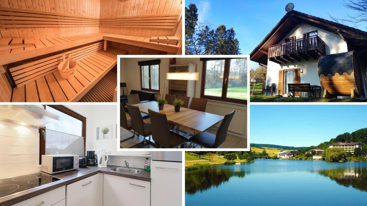 Seepark Kirchheim Ferienhaus Bei Zeta Mit Sauna Buitenkant foto