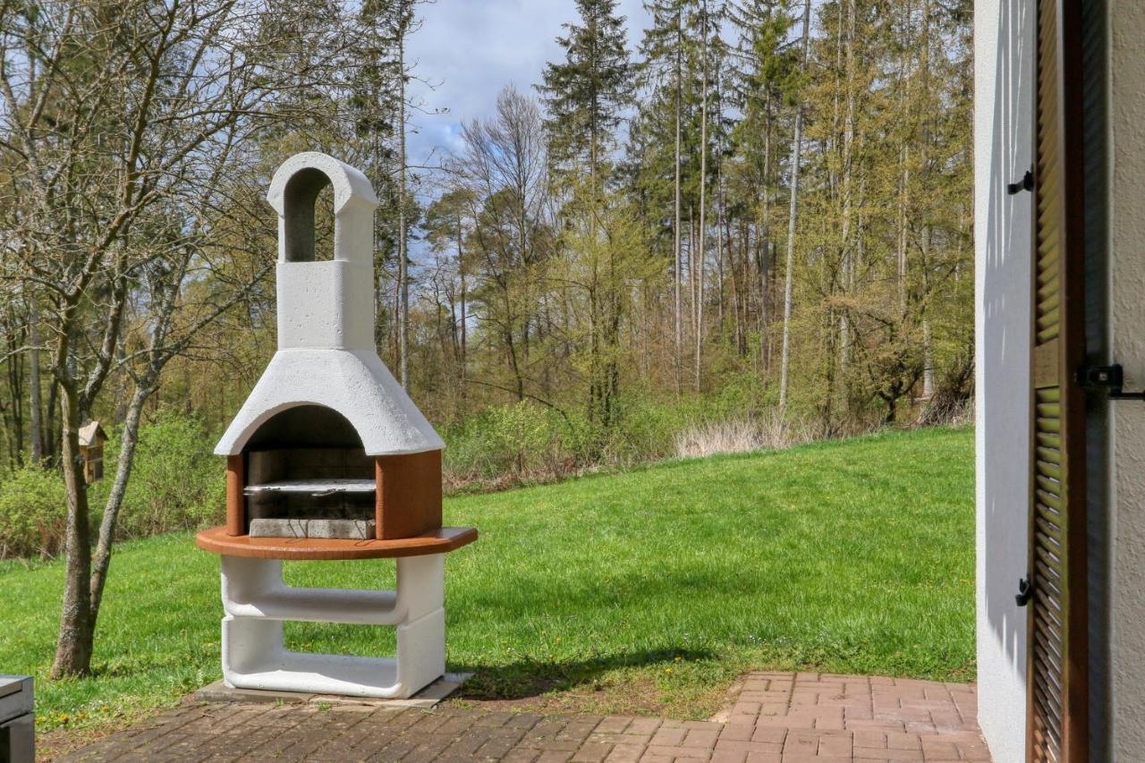Seepark Kirchheim Ferienhaus Bei Zeta Mit Sauna Buitenkant foto