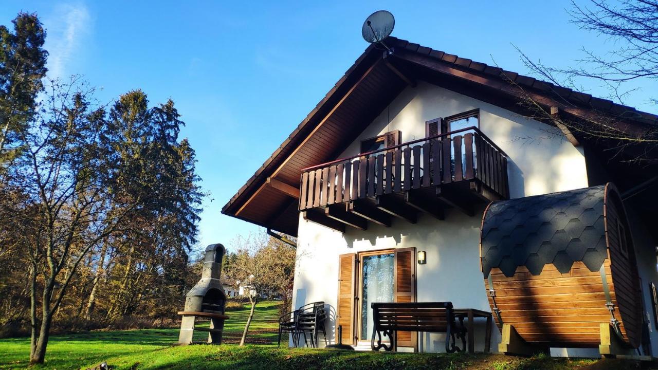 Seepark Kirchheim Ferienhaus Bei Zeta Mit Sauna Buitenkant foto